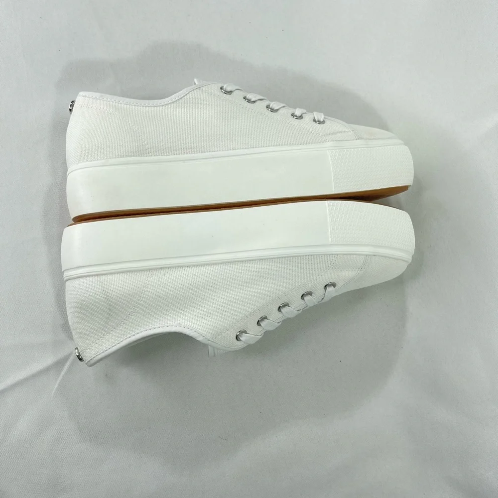 Steve Madden Womens Elore Canvas Fashion Sneakers. Color White. Size 11 BNWB - Picture 5 of 7